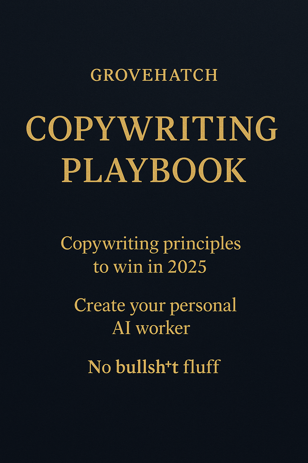 The AI-Powered Copywriting Playbook