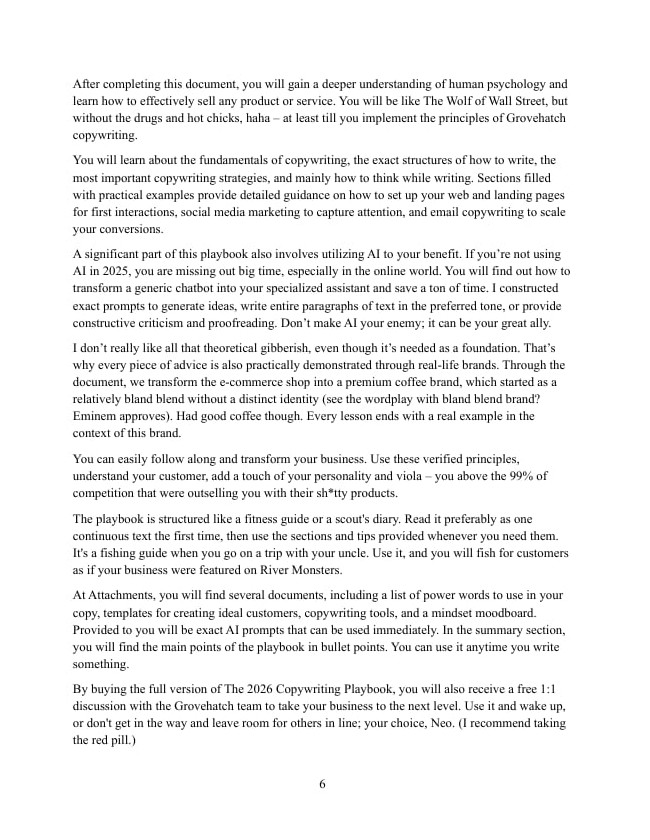 Playbook Page 1 - Introduction to AI Copywriting